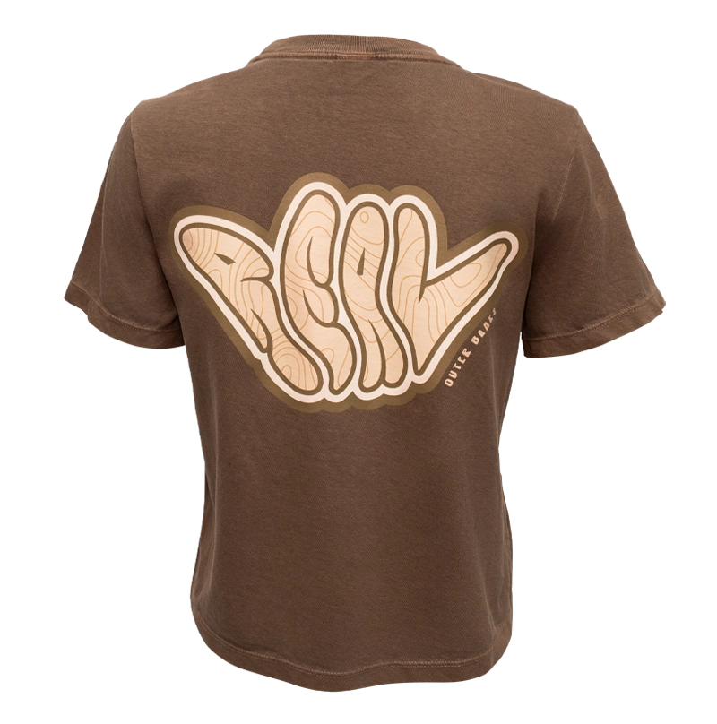 REAL Shaka Tee-Washed Cocoa
