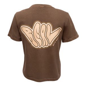REAL Shaka Tee-Washed Cocoa