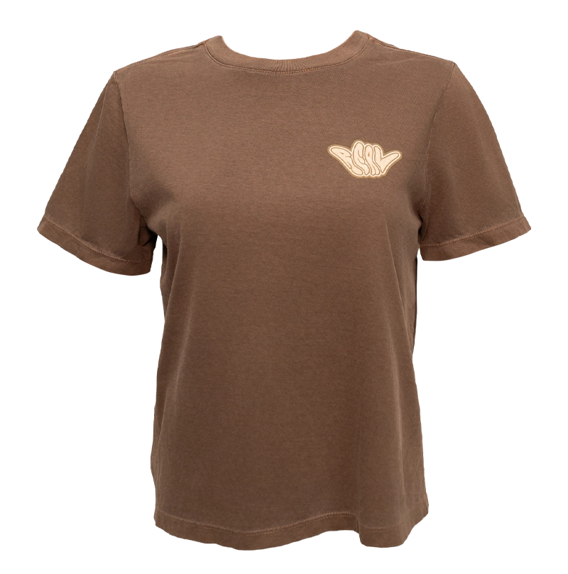 REAL Shaka Tee-Washed Cocoa