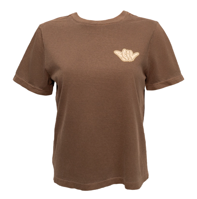 REAL Shaka Tee-Washed Cocoa