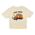 REAL Lazy Daze Crop Tee-Ivory