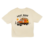 REAL Lazy Daze Crop Tee-Ivory