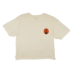 REAL Lazy Daze Crop Tee-Ivory