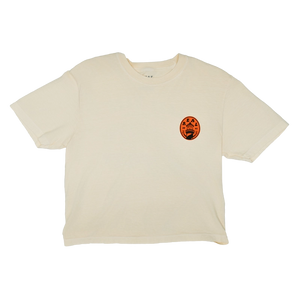 REAL Lazy Daze Crop Tee-Ivory— Alternate View