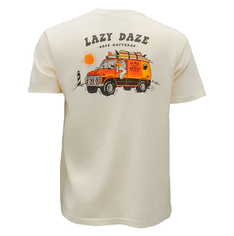 REAL Lazy Daze Tee-Ivory