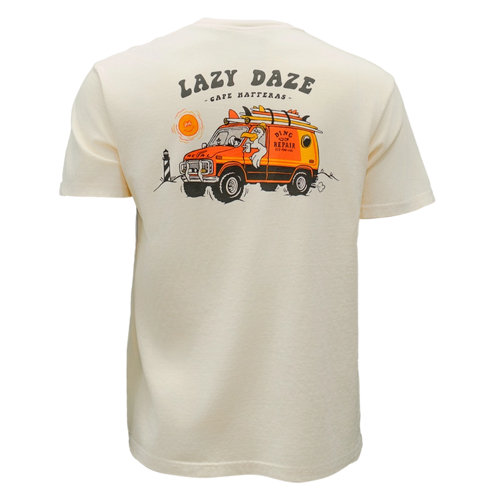 REAL Lazy Daze Tee-Ivory