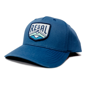 REAL Lighthouse Badge Hat-Light Navy