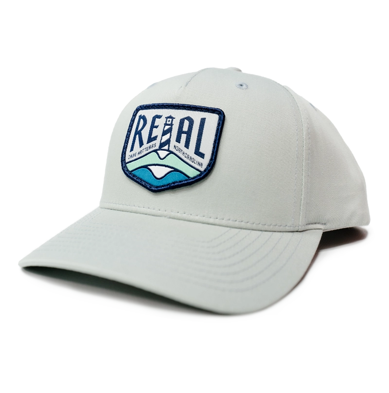 REAL Lighthouse Badge Hat-Quarry — REAL Watersports
