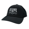 REAL Lighthouse Badge Performace Hat-Black/Black/Grey