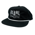 REAL Lighthouse Badge Gramps Hat-Black/White