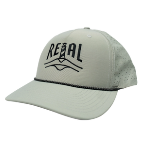 REAL Lighthouse Badge Performace Hat-Silver/Black/Silver