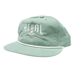REAL Lighthouse Badge Gramps Hat-Dusty Blue/White