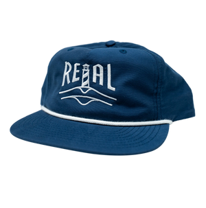 REAL Lighthouse Badge Gramps Hat-Navy/White