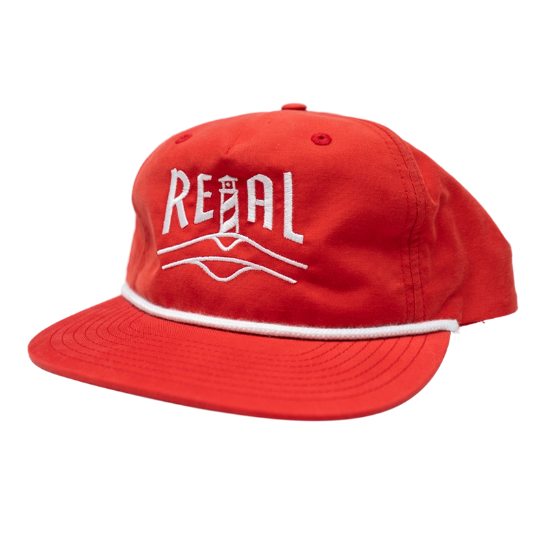 REAL Lighthouse Badge Gramps Hat-Red/White