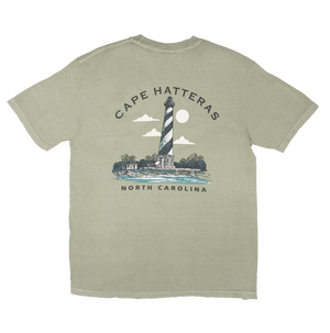 REAL Cape Hatteras Lighthouse Tee-Sandstone