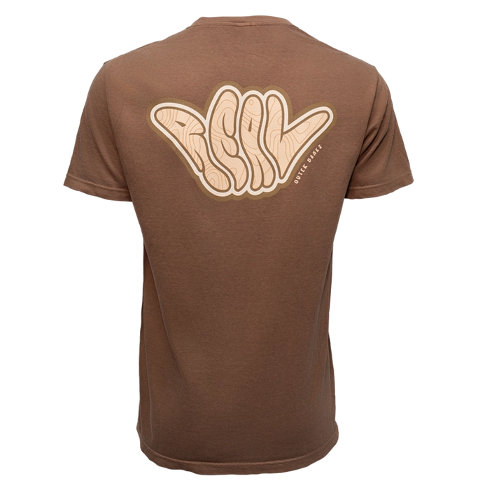 REAL Shaka Tee-Espresso