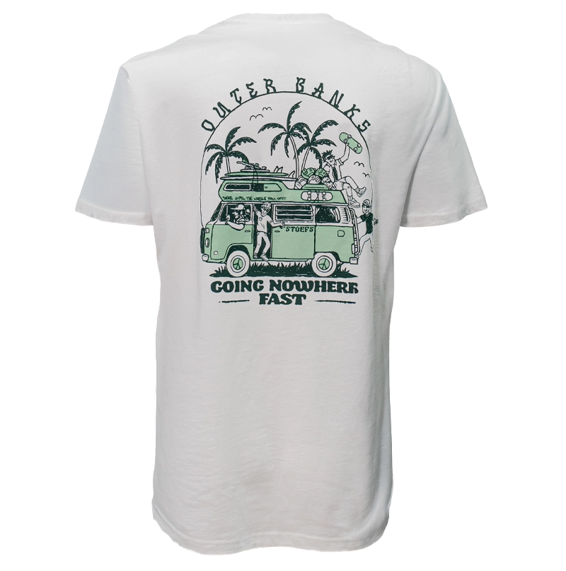 REAL Nowhere Fast Tee-Natural