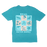REAL Ocean Stencils Tee-Seafoam