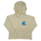 REAL On Repeat Waves Hooded Crop Sweatshirt-Limestone