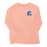 REAL On Repeat Waves L/S Tee-Dusty Coral