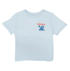REAL Balanced Surf Crop Tee-Periwinkle