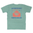REAL Opposite Beach Tee-Eucalyptus Green