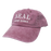 REAL Block Letters Embroidery Hat-Crimson