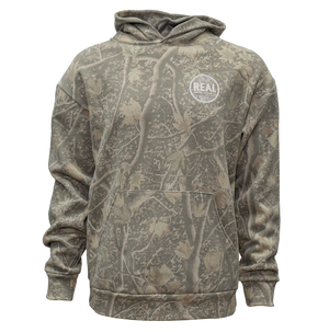 REAL Outer Banks Map Hooded Sweatshirt-Desert Camo— Alternate View