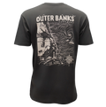 REAL Outer Banks Map Tee-Vintage Black