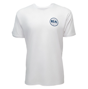 REAL Outer Banks Map Tee-White/RWB— Alternate View