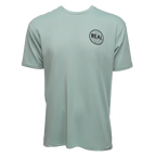 REAL Outer Banks Map Tee-Seafoam/w Off Black