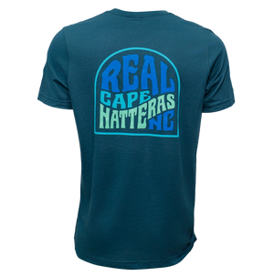 REAL Retro Badge Tee-Atlantic