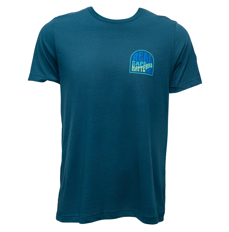 REAL Retro Badge Tee-Atlantic