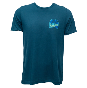 REAL Retro Badge Tee-Atlantic— Alternate View