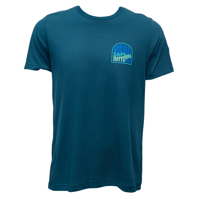 REAL Retro Badge Tee-Atlantic