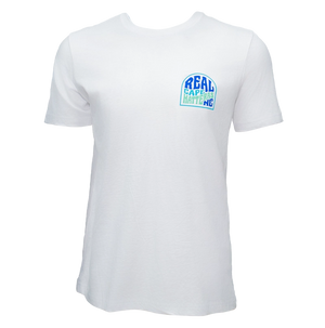 REAL Retro Badge Tee-White— Alternate View