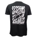REAL Sessions Before Schedules Tee-Washed Black
