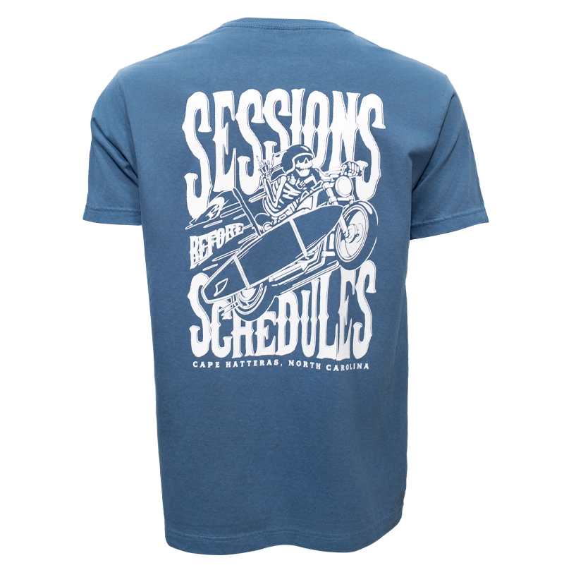 REAL Sessions Before Schedules Tee-Washed Denim