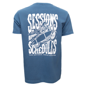 REAL Sessions Before Schedules Tee-Washed Denim