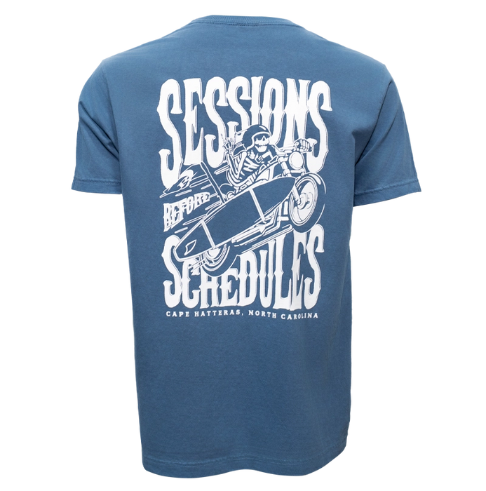 REAL Sessions Before Schedules Tee-Washed Denim