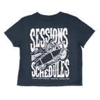 REAL Sessions Before Schedules Tee-Washed Navy