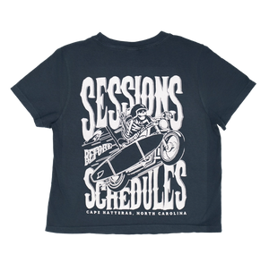 REAL Sessions Before Schedules Tee-Washed Navy