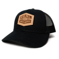 REAL Shred Supply Leather Badge Hat-Black