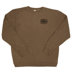 REAL Shred Supply Crew Sweatshirt-Pigment Clay