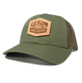 REAL Shred Supply Leather Badge Hat-Loden