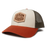 REAL Shred Supply Leather Badge Hat-Cream/Loden/Dark Orange