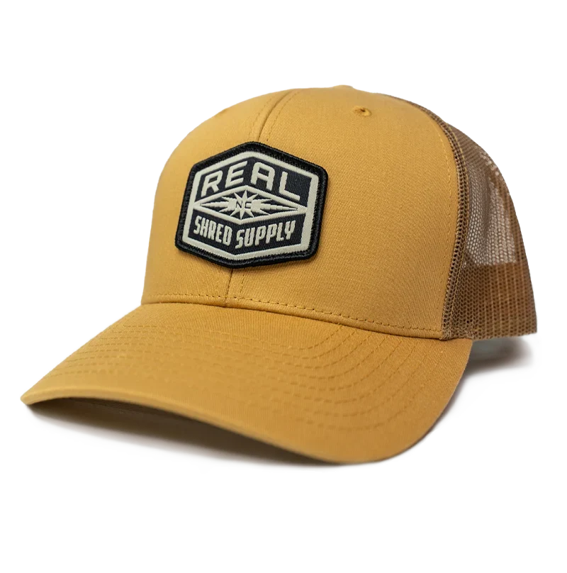 REAL Shred Supply Hat-Amber Gold