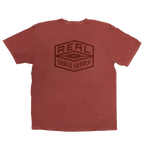 REAL Shred Supply Tee-Crimson