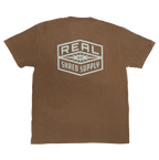REAL Shred Supply Tee-Espresso