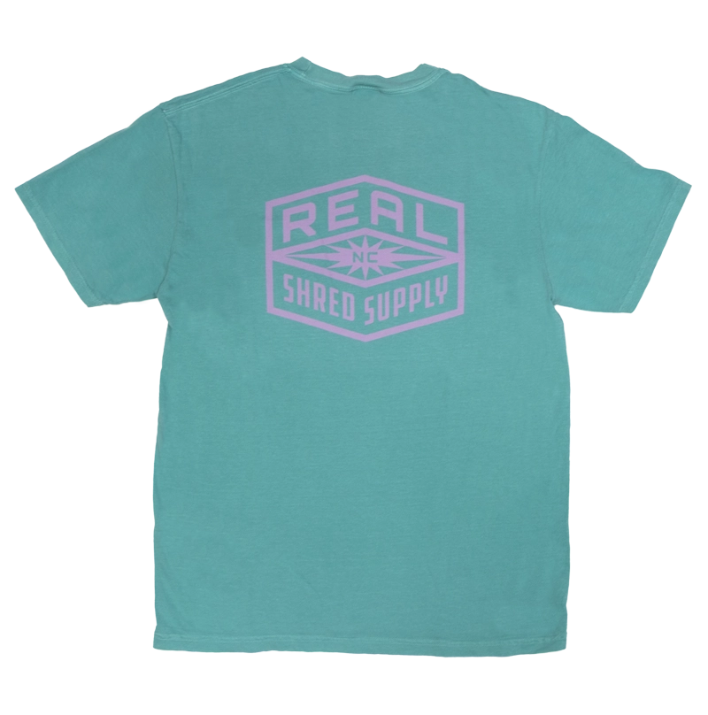 REAL Shred Supply Tee-Seafoam